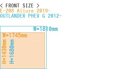 #E-208 Allure 2019- + OUTLANDER PHEV G 2012-